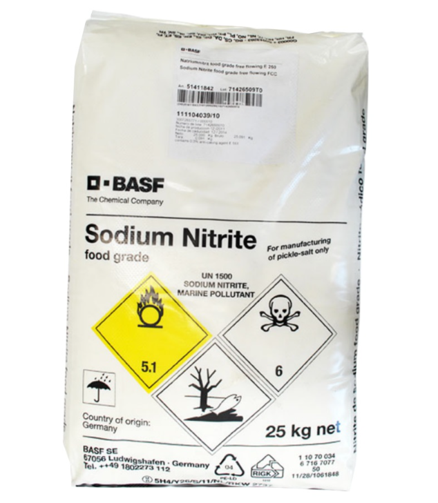 Nitrito de Sodio Grado Alimentico BAFS – BIOSACHEM QUIMICA SA DE CV